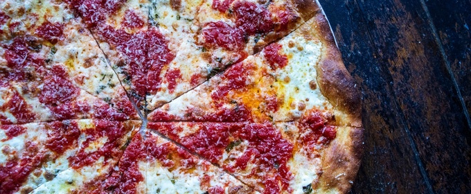National Pizza Day on 2/9-LUCKY CHARLIE a Brooklyn Hotspot