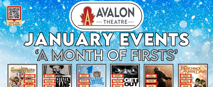 SNOW WHITE and More to Screen at The Avalon Theatre in January