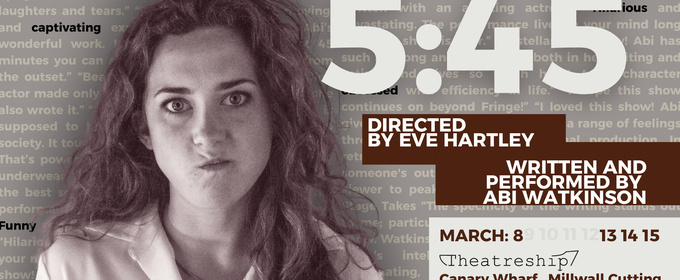 5:45 Makes London Debut at Theatreship