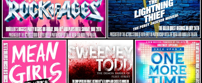 ROCK OF AGES, MEAN GIRLS, SWEENEY TODD and More Set For The Actors Studio Of New Jersey 2026 Season
