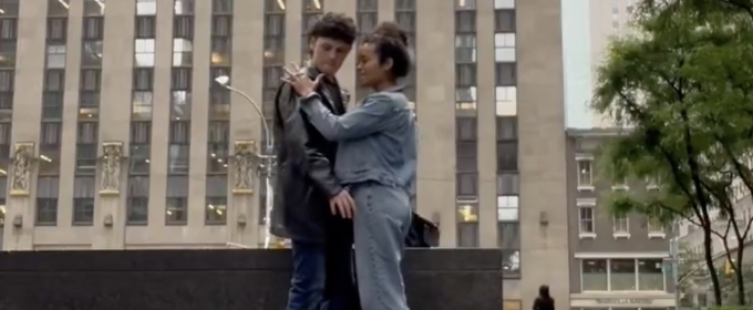 Video: Lorna Courtney & Casey Likes Rehearse For HEATHERS Outside of Radio City