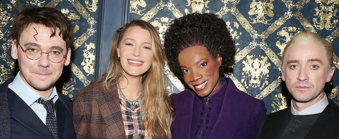 Photos: Blake Lively Visits Tom Felton at HARRY POTTER AND THE CURSED CHILD Photo