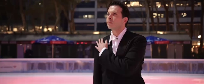 On Ice in Bryant Park, Christopher Tarin Performs La Llorona