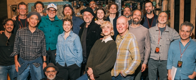 Photos: Elvis Costello Visits DEAD OUTLAW on Broadway Photo