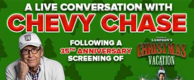 Chevy Chase to Take Part in Live Conversation Event at the Fabulous Fox