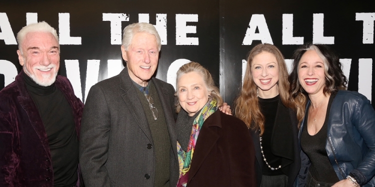Photo: The Clintons Visit Patrick Page's ALL THE DEVILS ARE HERE Photo