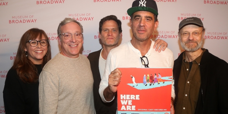 Photos: HERE WE ARE Cast Signs Copies of the Cast Recording at the Museum of Broadway Photo