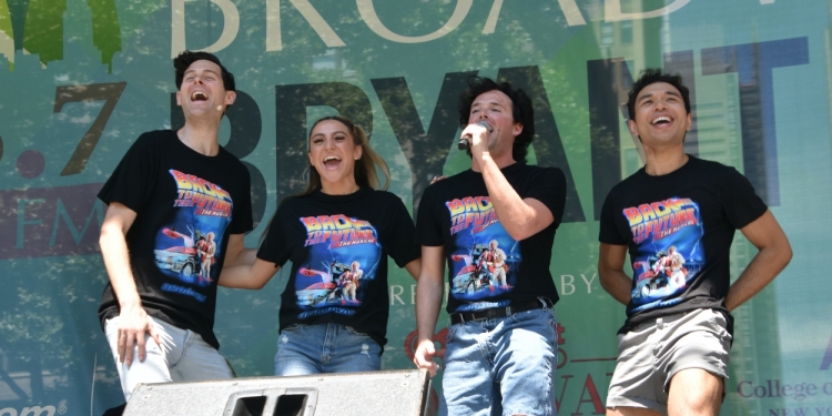 Photos: Casts of HELL'S KITCHEN, BACK TO THE FUTURE & More at Broadway in Bryant Park Photo