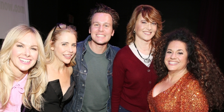 Photos: Jonathan Groff and Lucy Lawless Visit MAMA, I’M A BIG GIRL NOW! Photo