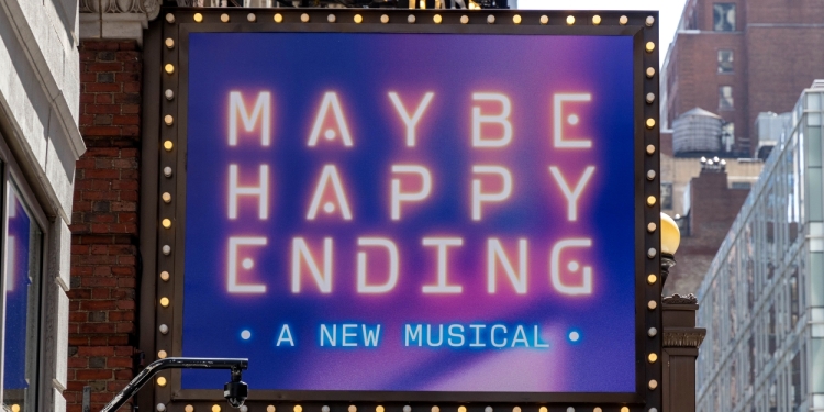 Up on the Marquee: MAYBE HAPPY ENDING Photo