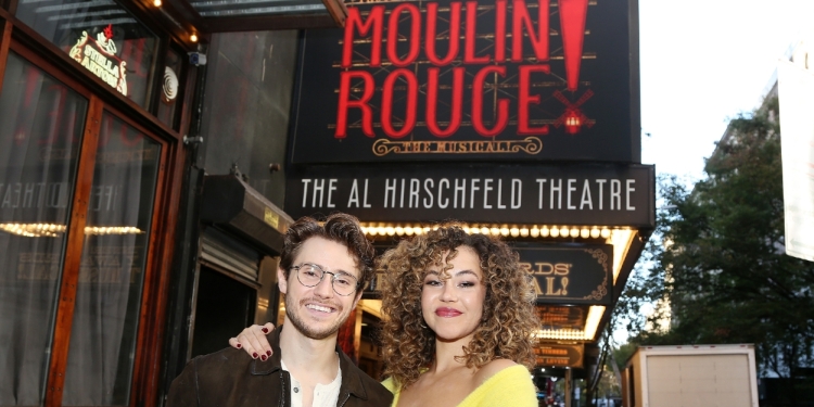 Photos: MOULIN ROUGE! Stars Solea Pfeiffer & John Cardoza Meet the Press Photo