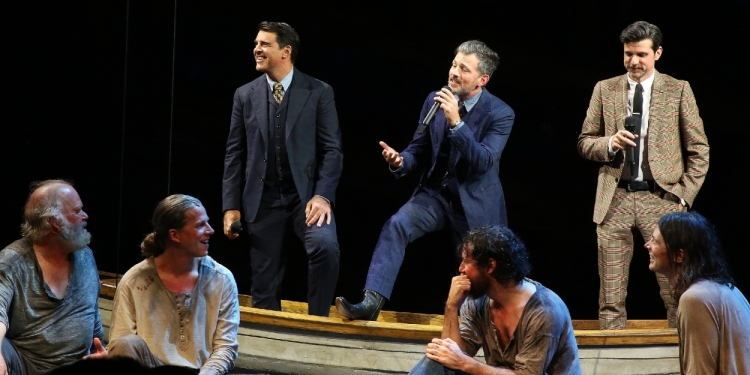 Photos: The Avett Brothers Join SWEPT AWAY Cast at Opening Night Curtain Call Photo