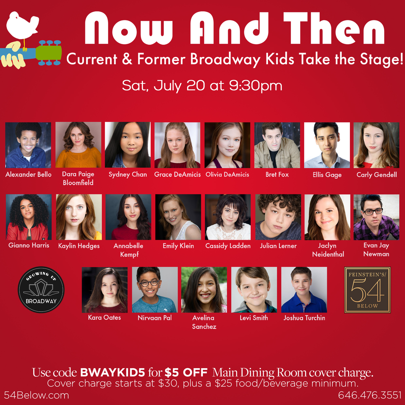 Broadway Kids to Take the Stage at 54 Below Image