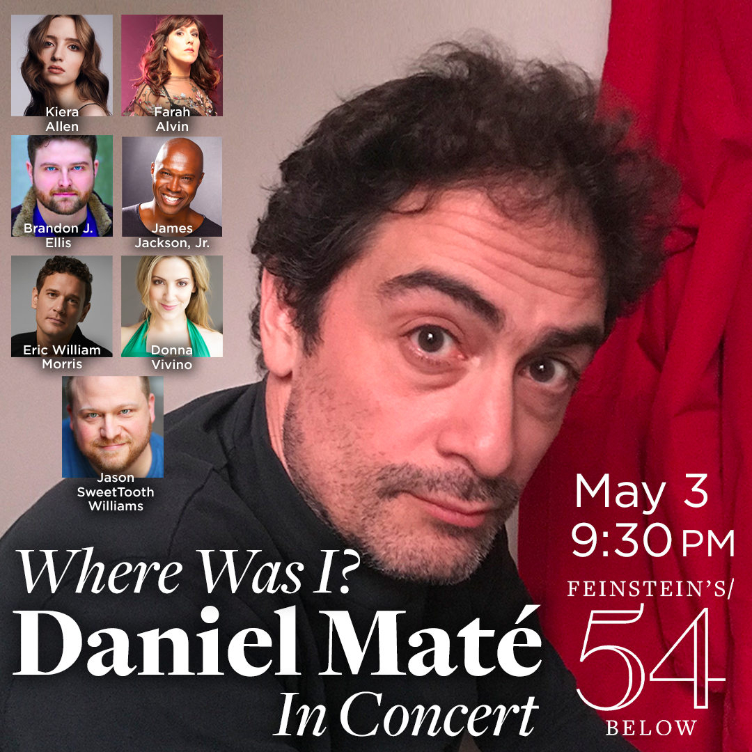 WHERE WAS I? DANIEL MATE IN CONCERT is Coming to Feinstein's/54 Below Image