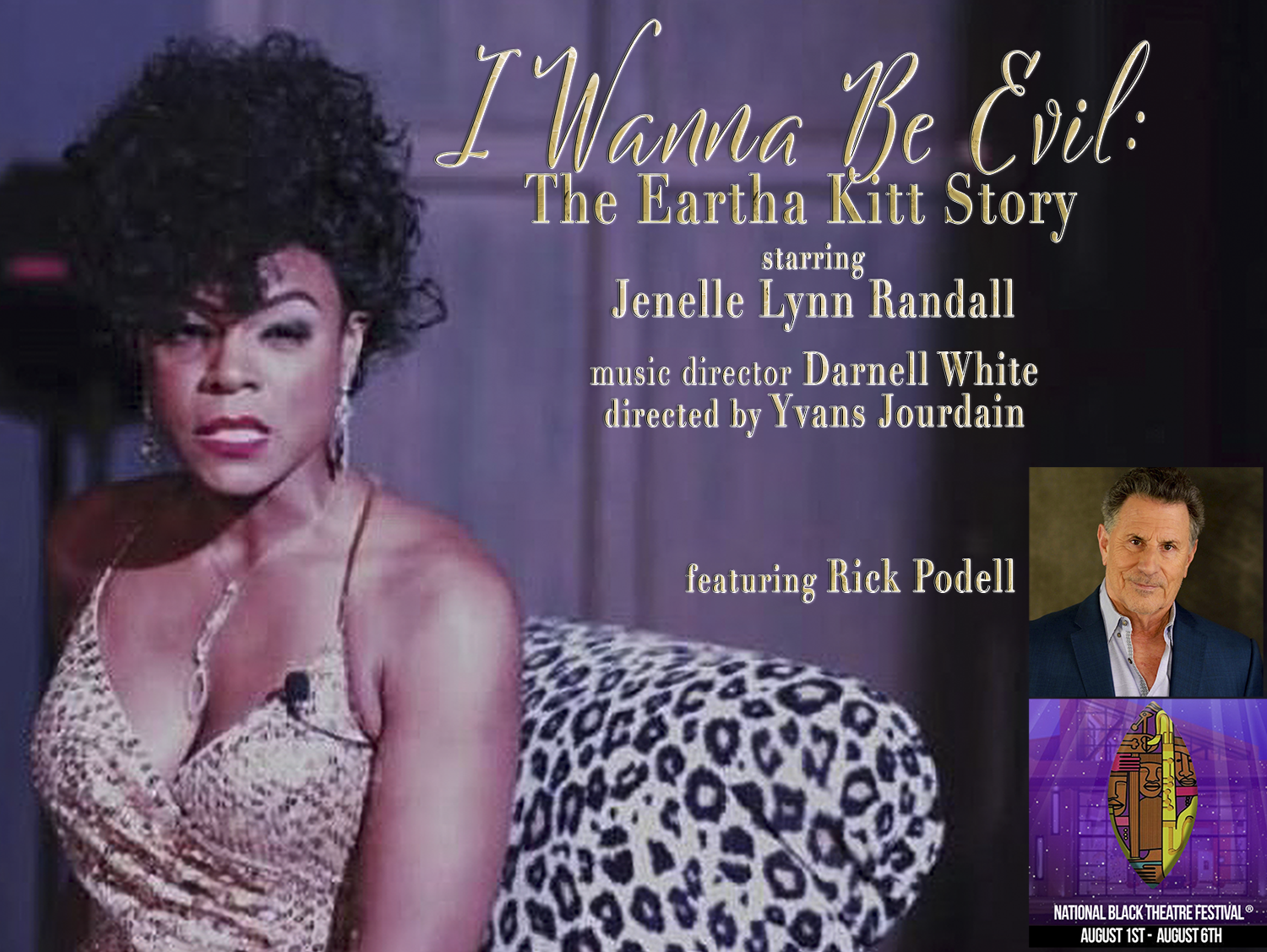 I WANNA BE EVIL: THE EARTHA KITT STORY To Play At The National Black Theatre Festival, August 2-5 
