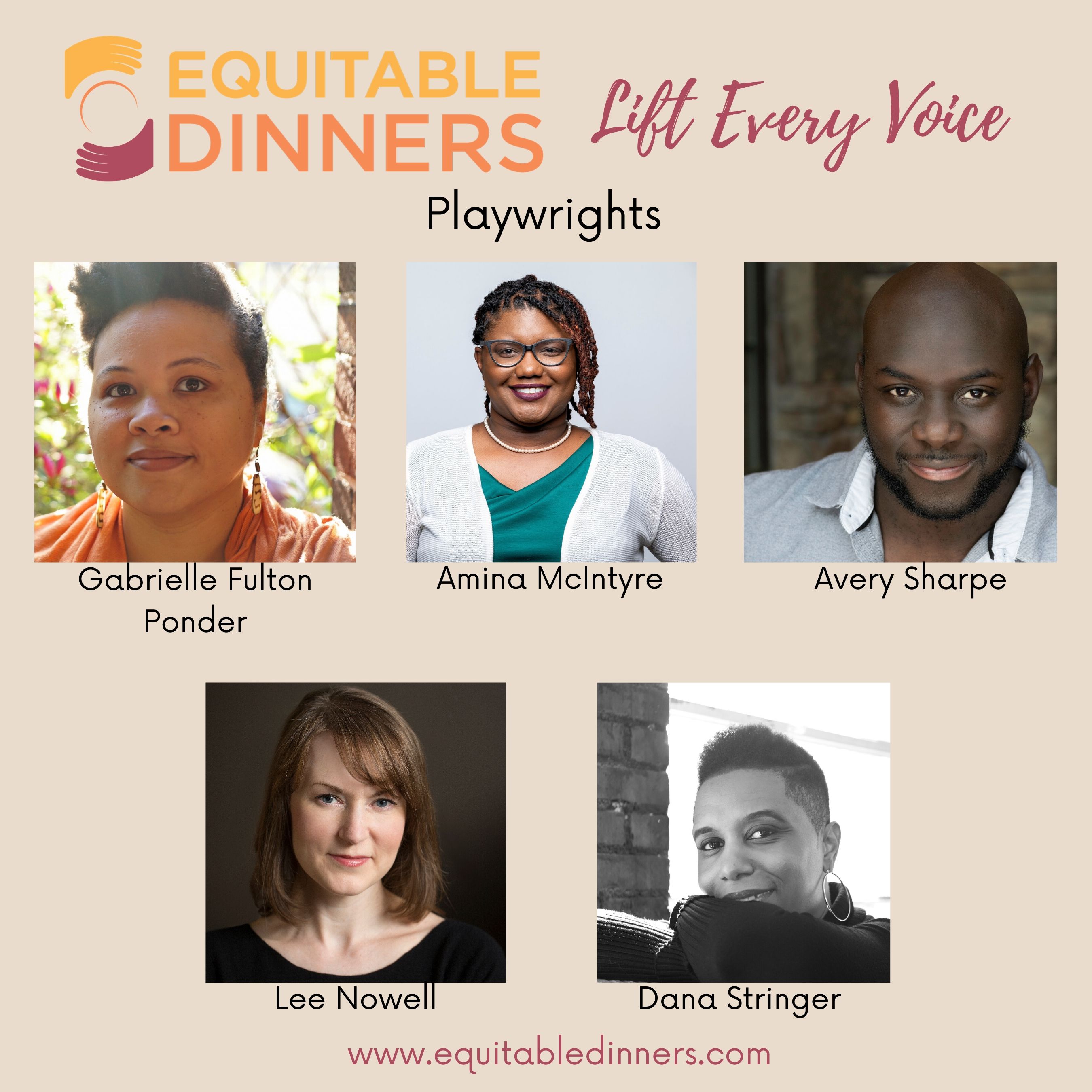 Atlanta Playwrights Join New Series, Equitable Dinners: Lift Every Voice 