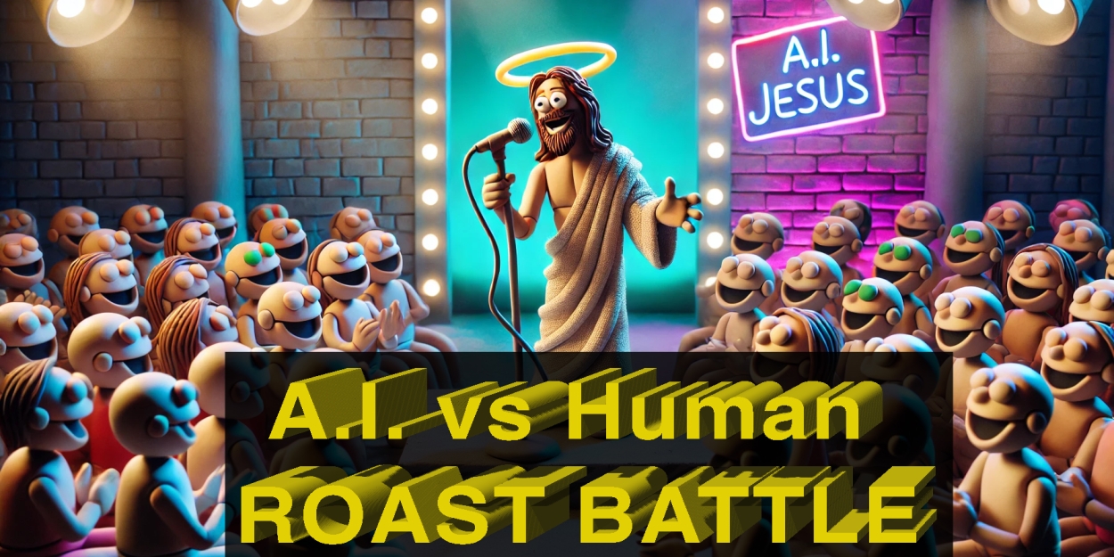 A.I. Vs HUMAN ROAST BATTLE: A.I. JESUS EDITION to Take Place at The Pit  Image