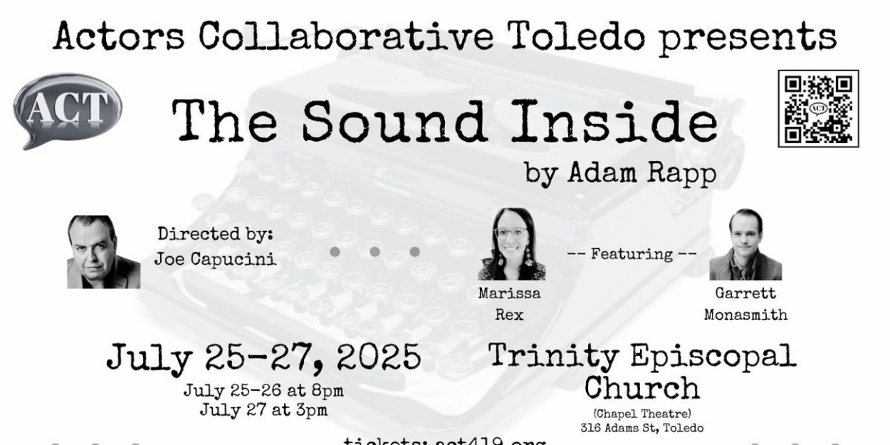 Actors Collaborative Toledo to Present Adam Rapp's THE SOUND INSIDE