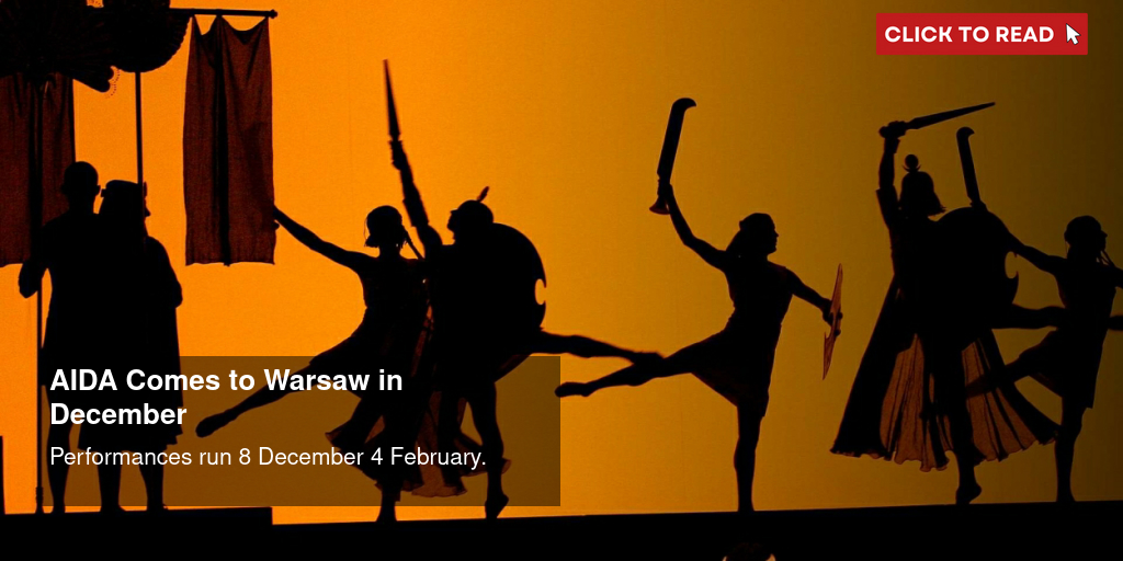 AIDA Comes to Warsaw in December - Vimarsana News