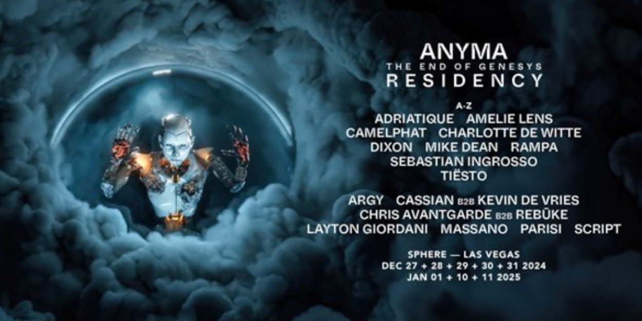 ANYMA 'THE END OF GENESYS' RESIDENCY Announced At Sphere Las Vegas Photo