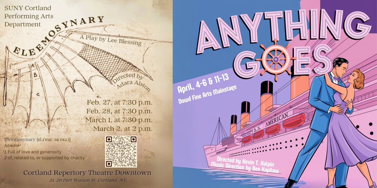 ANYTHING GOES & More to be Presented at The SUNY Cortland Performing Arts Department  Image