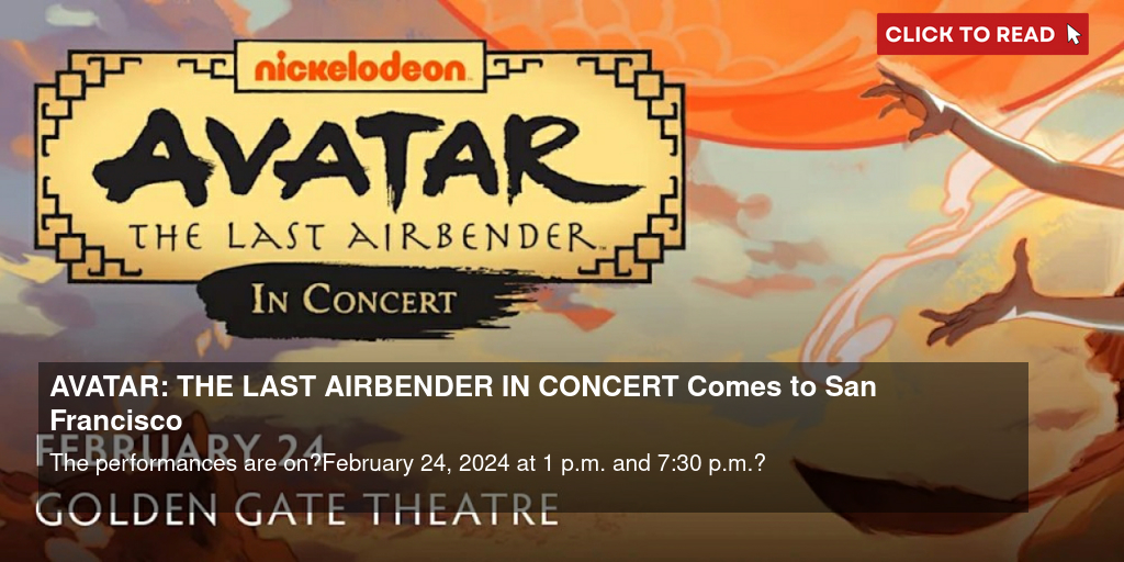 How to see Avatar: The Last Airbender's UK orchestra concert