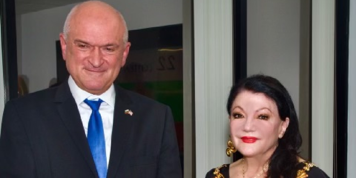 Actress-Philanthropist Irina Maleeva Receives Ivan Vazov Medal From Bulgarian Prime Minister Dimitar Glavchev  Image