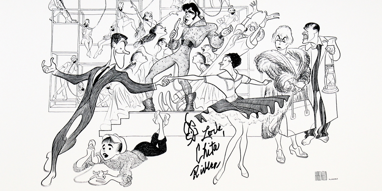 Al Hirschfeld Prints Signed By Cher, Chita Rivera & More to be Auctioned Off Photo