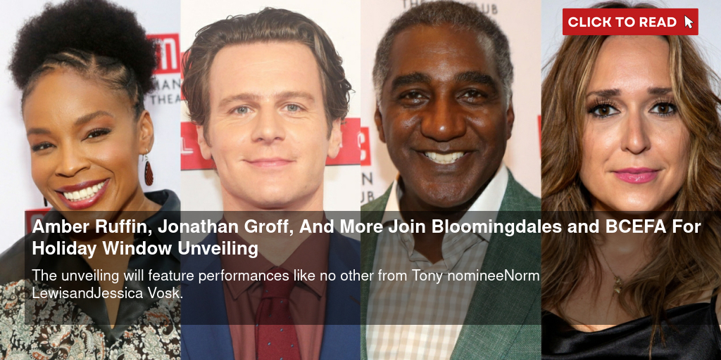 Amber Ruffin, Jonathan Groff, And More Join Bloomingdale's and BC/EFA For Holiday Window Unveiling - Vimarsana News