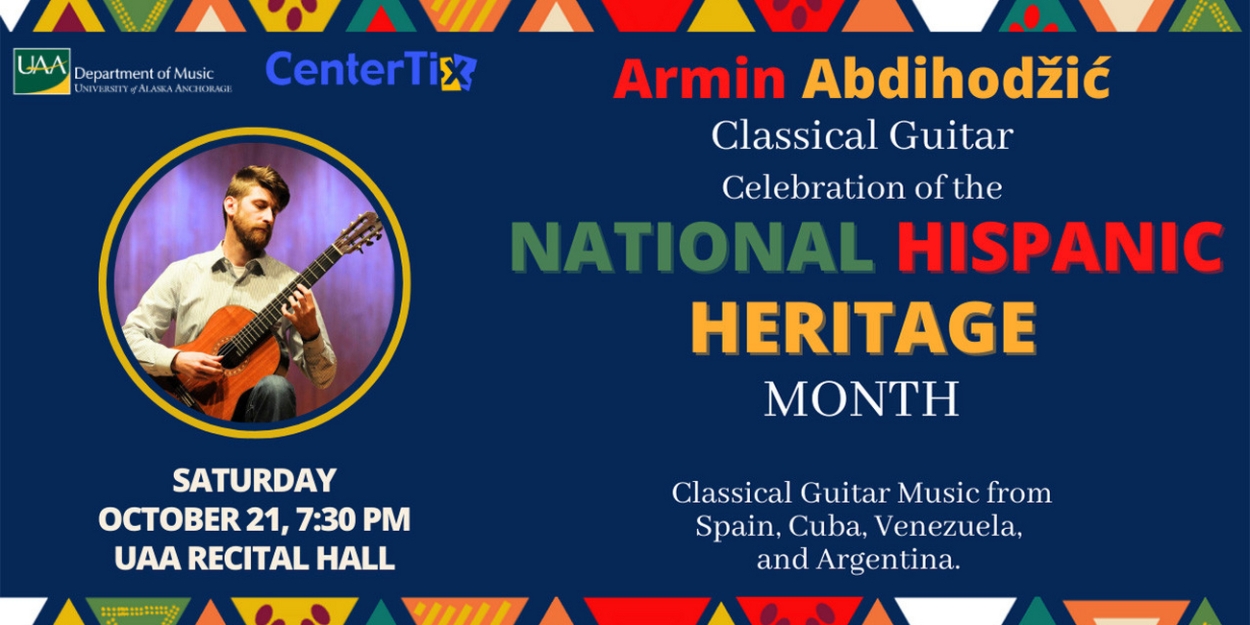 Armin Abdihodzic Brings a Classical Guitar Concert to the Alaska Center For the Performing Arts This Weekend 