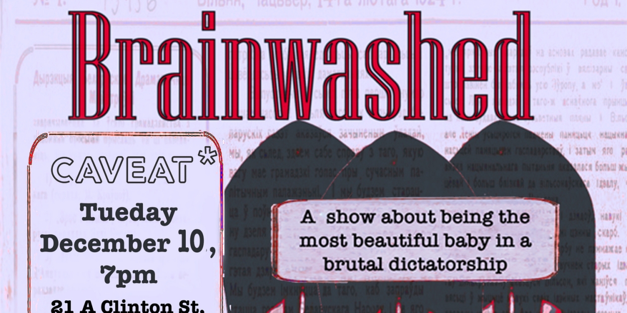 Award-Winning Clown Solo Show BRAINWASHED Premieres In NYC For One Night Only  Image