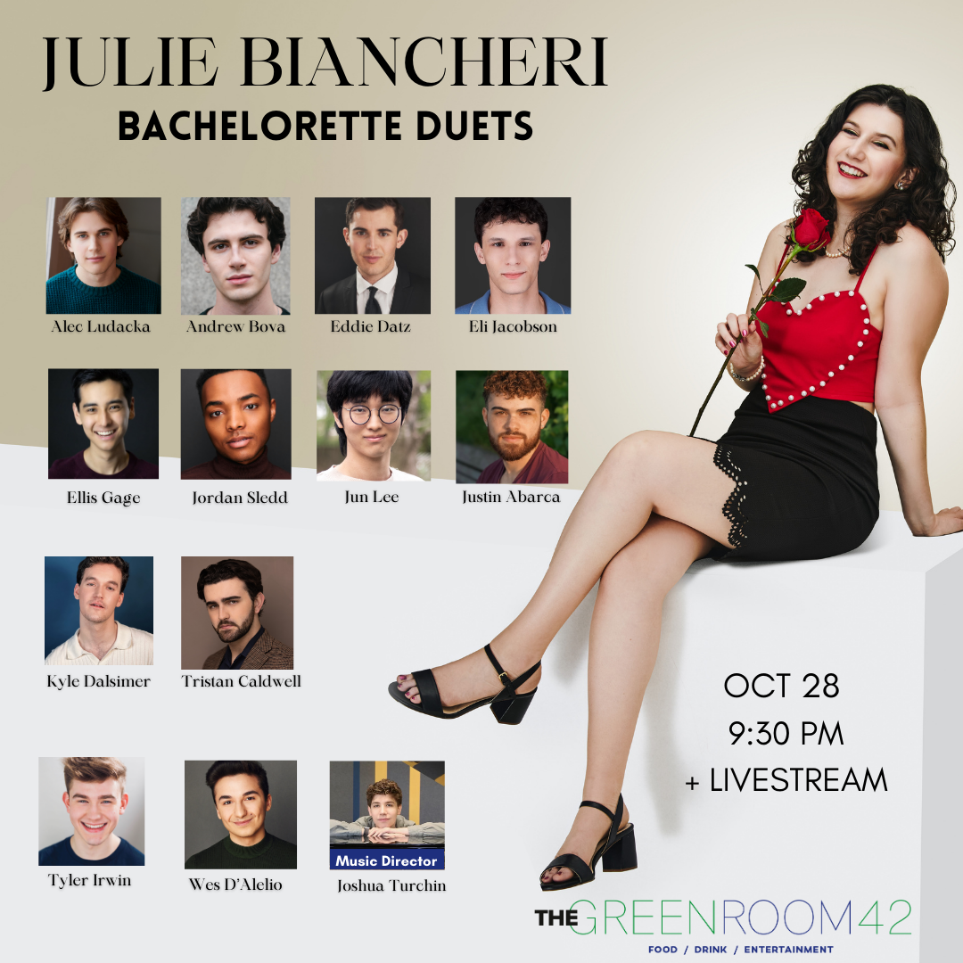 Julie Biancheri to Present BACHELORETTE DUETS: A Night of Musical Chemistry at The Green Room 42 