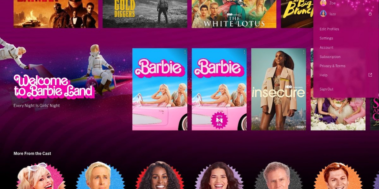 BARBIE Is Now Streaming on Max 
