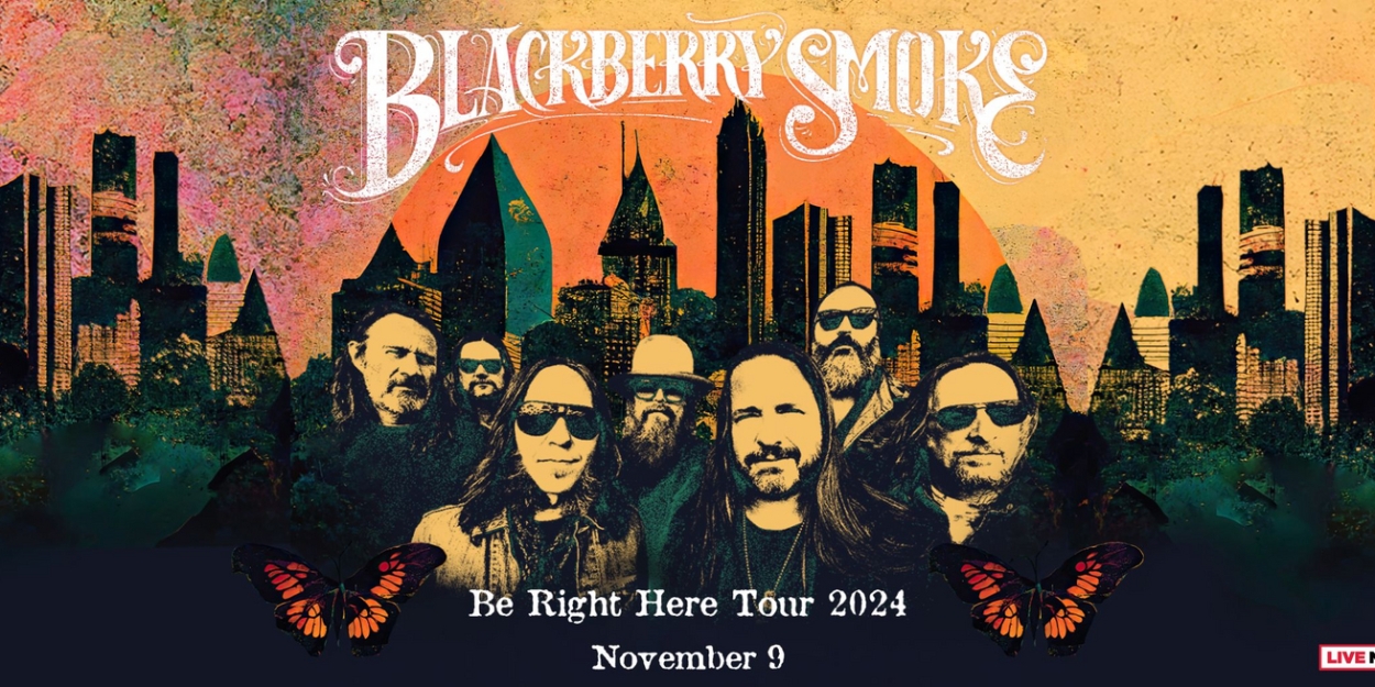 Blackberry Smoke's BE RIGHT HERE Tour Comes To BBMann This November  Image