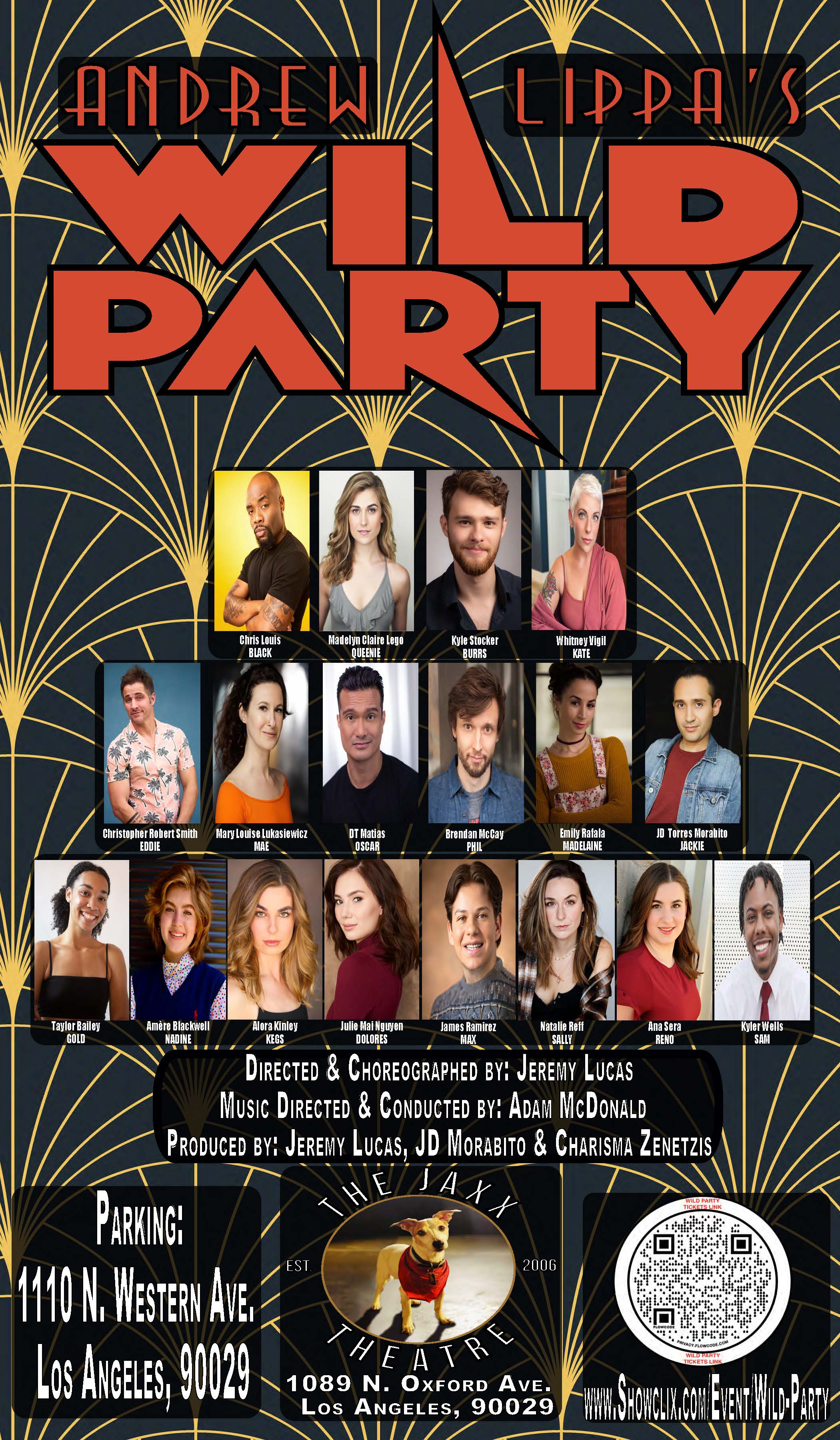 Jaxx Theatricals to Present Andrew Lippa's THE WILD PARTY in October 