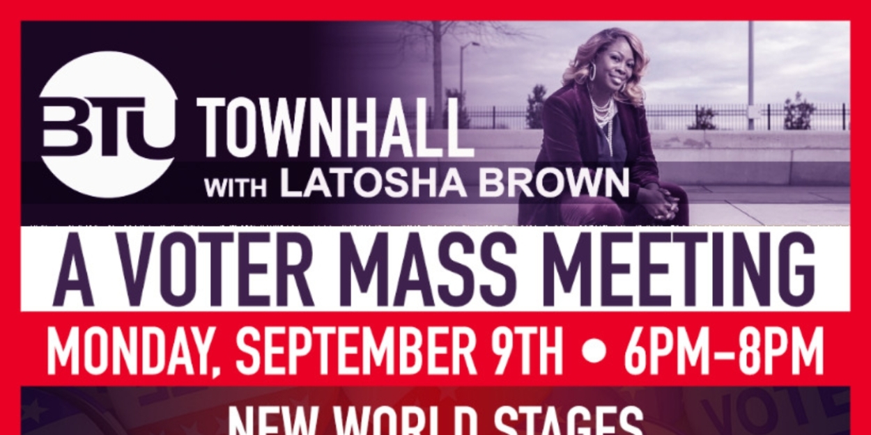 Black Theatre United To Present A Voter Town Hall At New World Stages  Image