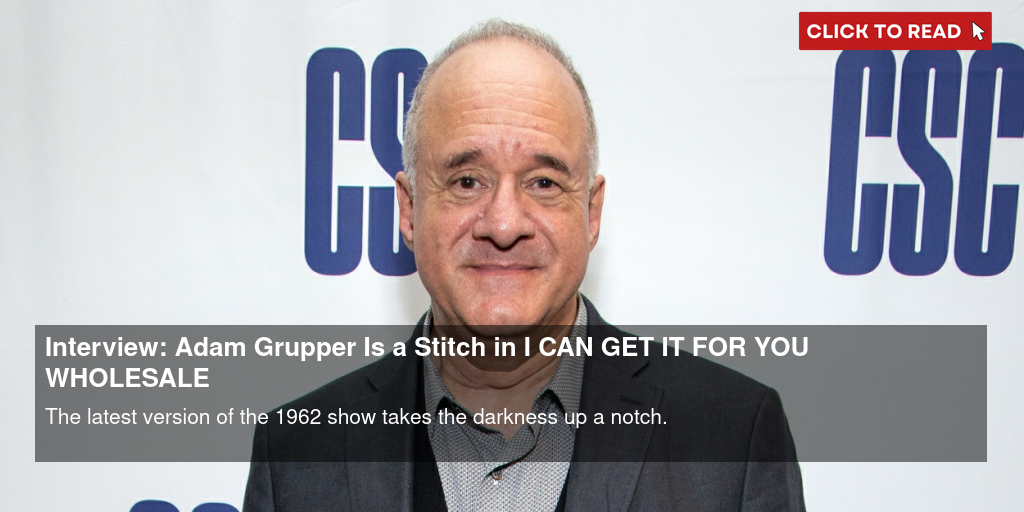 Interview: Adam Grupper Is a Stitch in I CAN GET IT FOR YOU WHOLESALE - Vimarsana News