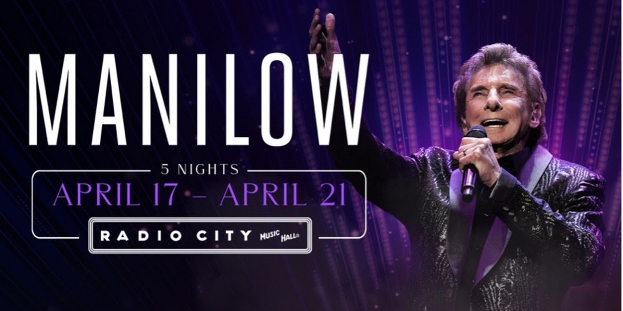 Barry Manilow Sets Five Nights at Radio City Music Hall  Image