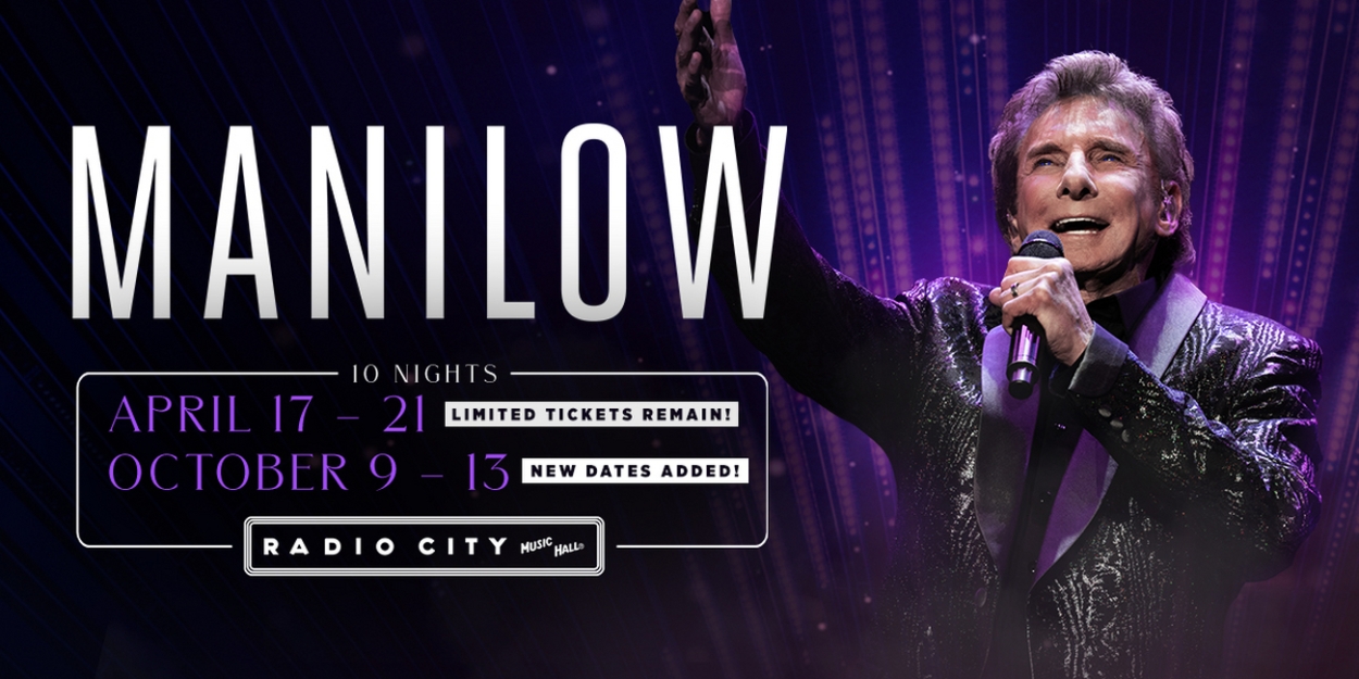 Barry Manilow to Extend Radio City Music Hall Residency 