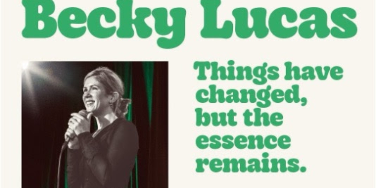 Becky Lucas Comes to the Melbourne Comedy Festival  Image