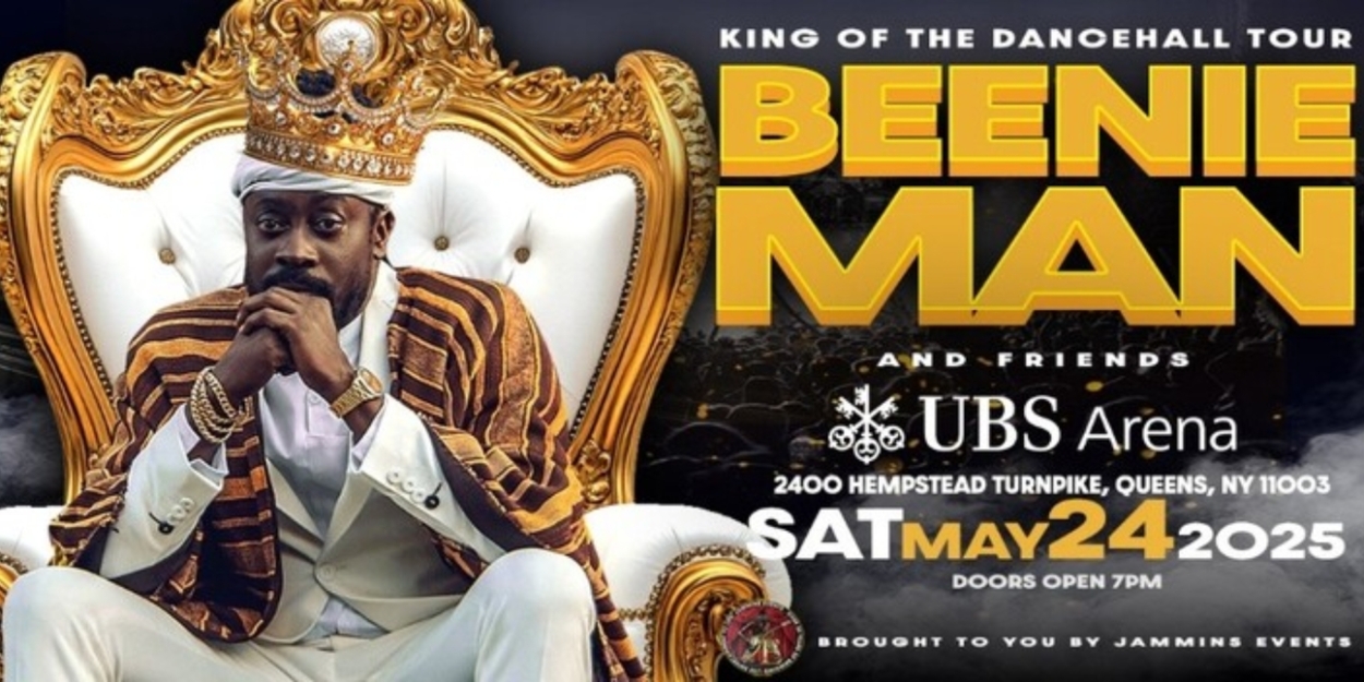 Beenie Man Returns To New York After 13 Years With The “King Of Dancehall” Tour At UBS Arena On Saturday, May 24  Image