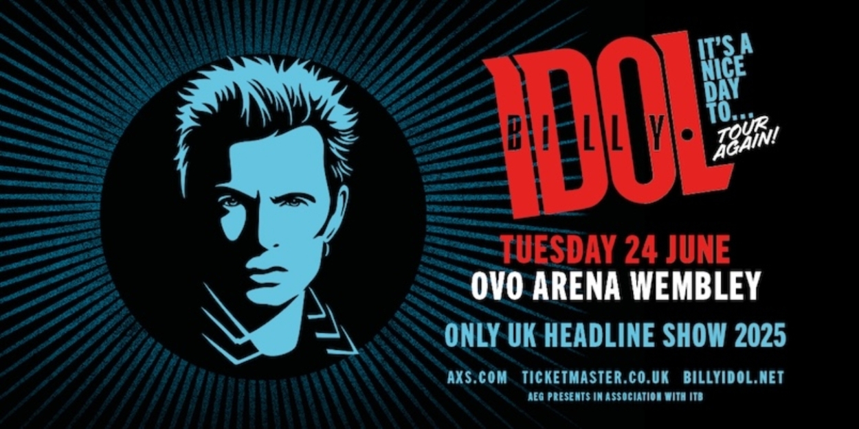 Billy Idol to Play Wembley Arena Show  Image