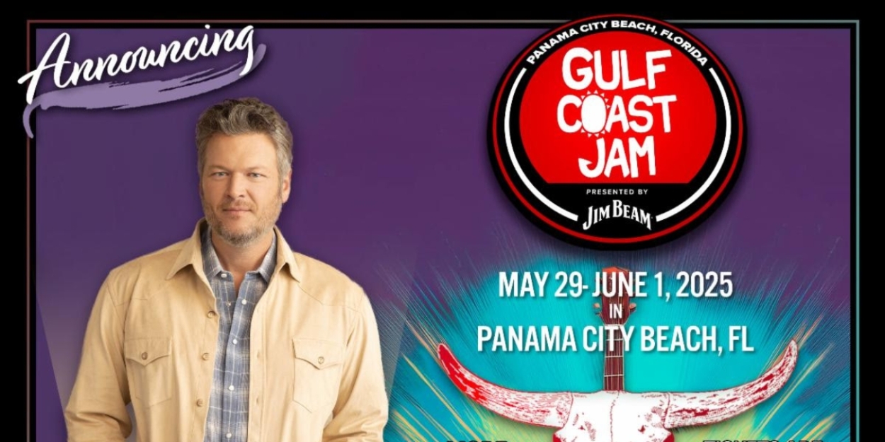 Blake Shelton Added As Fourth Headliner for 2025 Gulf Coast Jam  Image