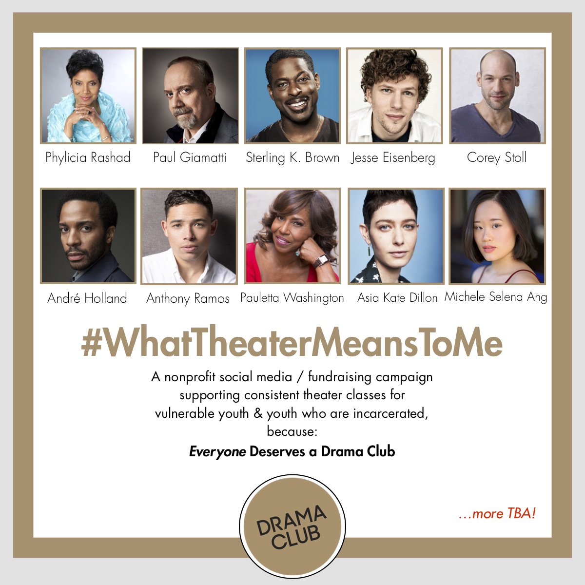 Anthony Ramos, Phylicia Rashad, Jesse Eisenberg and More Take Part in #WhatTheaterMeansToMe 