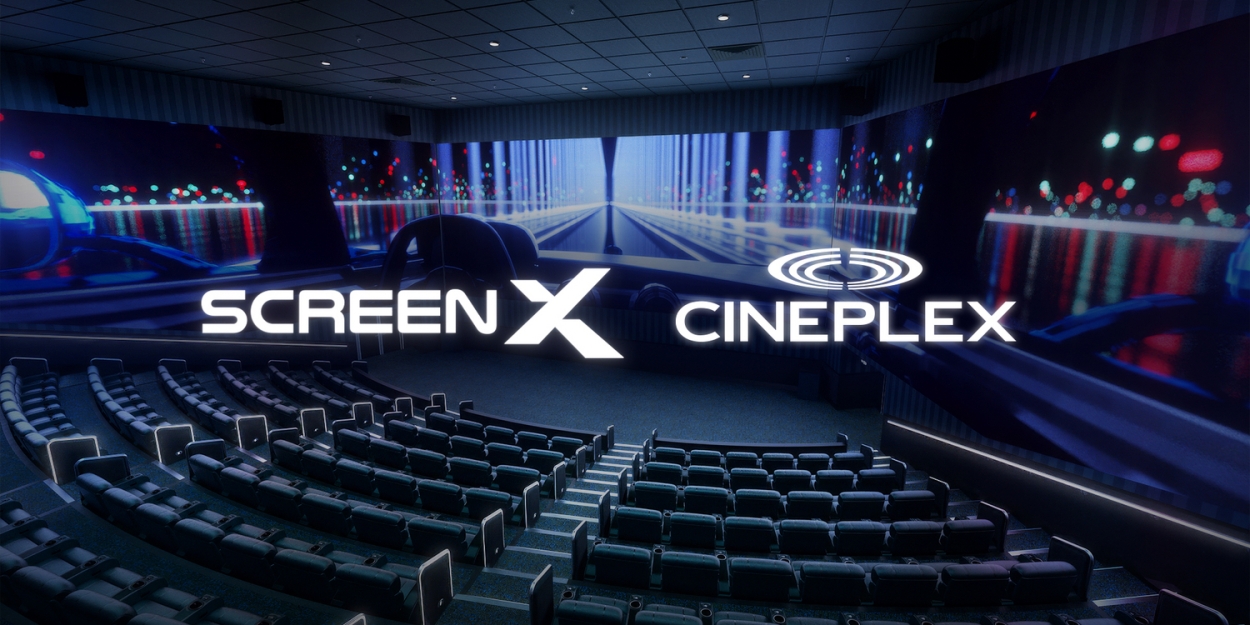 CJ 4DPLEX And Cineplex To Open Three New 270-Degree Panoramic ScreenX Auditoriums In Canada  Image