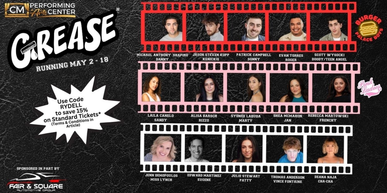 Cast Set For GREASE At The CM Performing Arts Center Photo