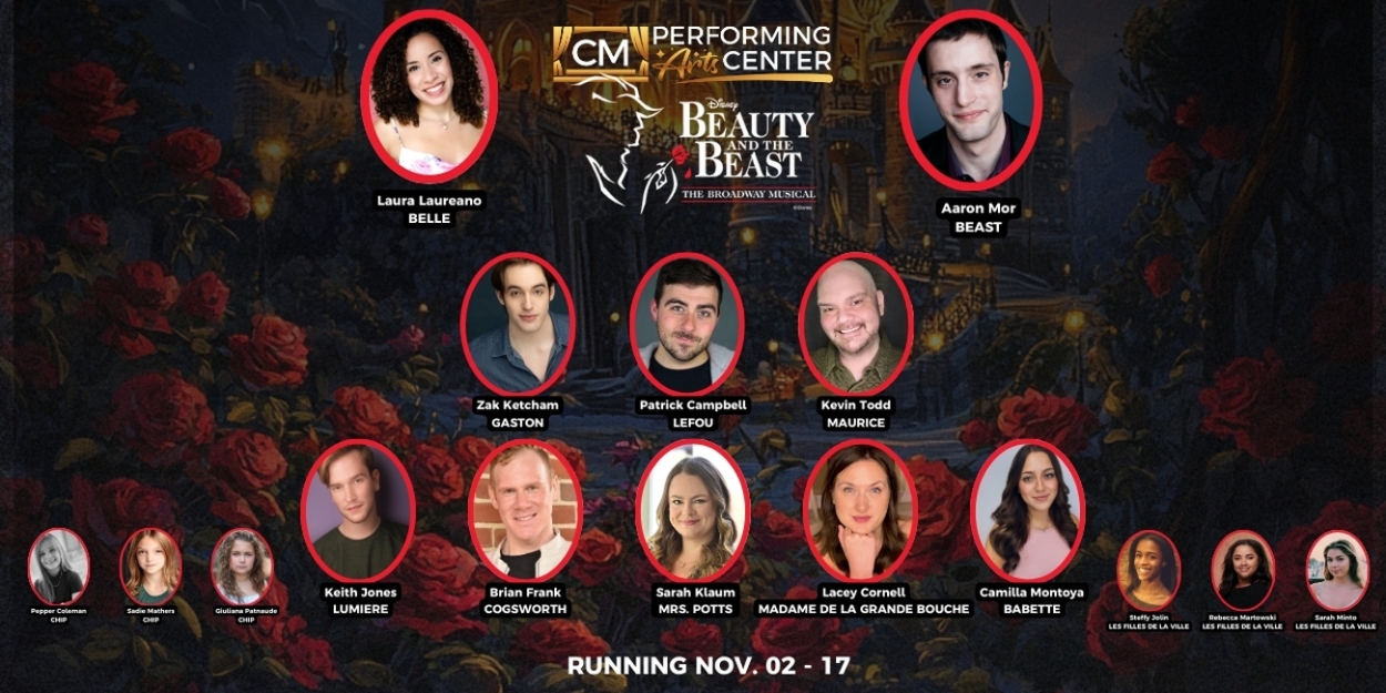 Cast Set For BEAUTY AND THE BEAST at The CM Performing Arts Center Photo