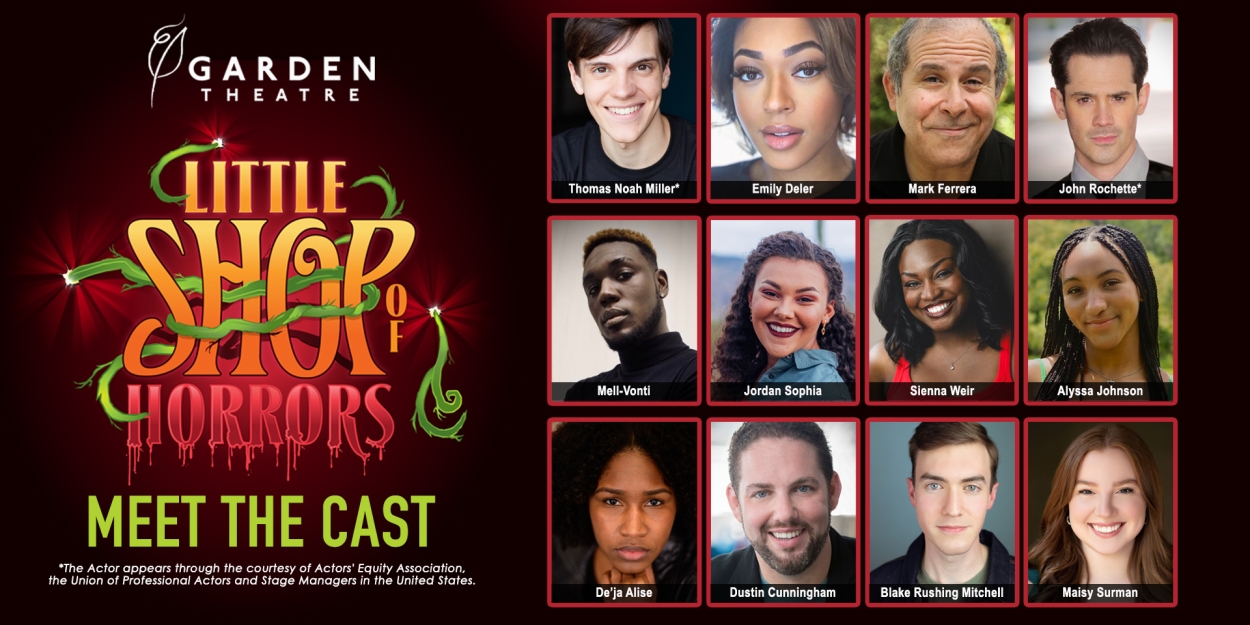 Cast Set For Garden Theatre's LITTLE SHOP OF HORRORS  Image