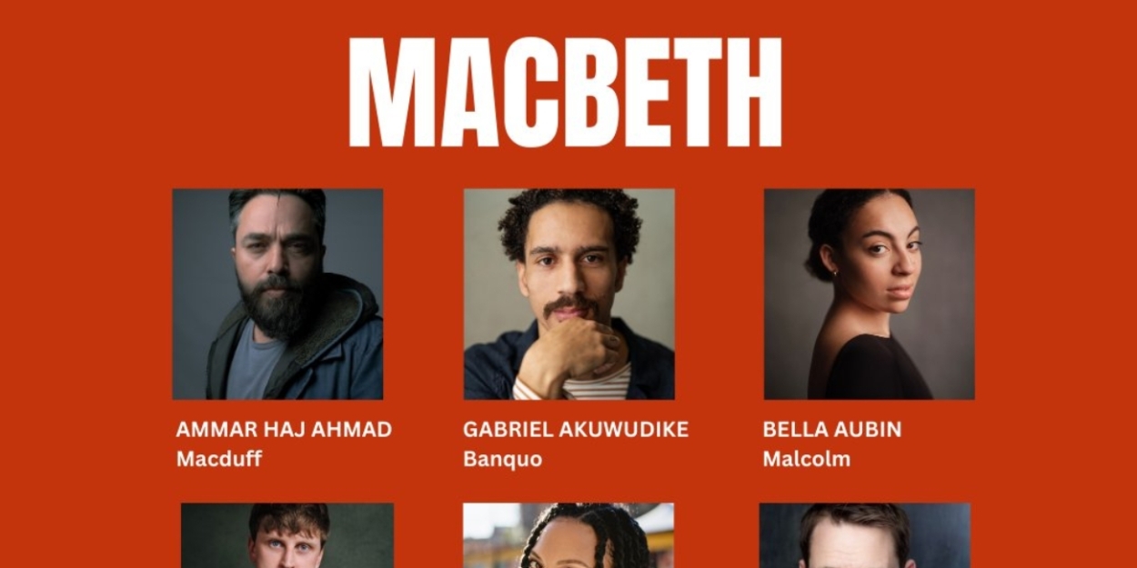 Cast Set For MACBETH at the Lyric Hammersmith Theatre  Image