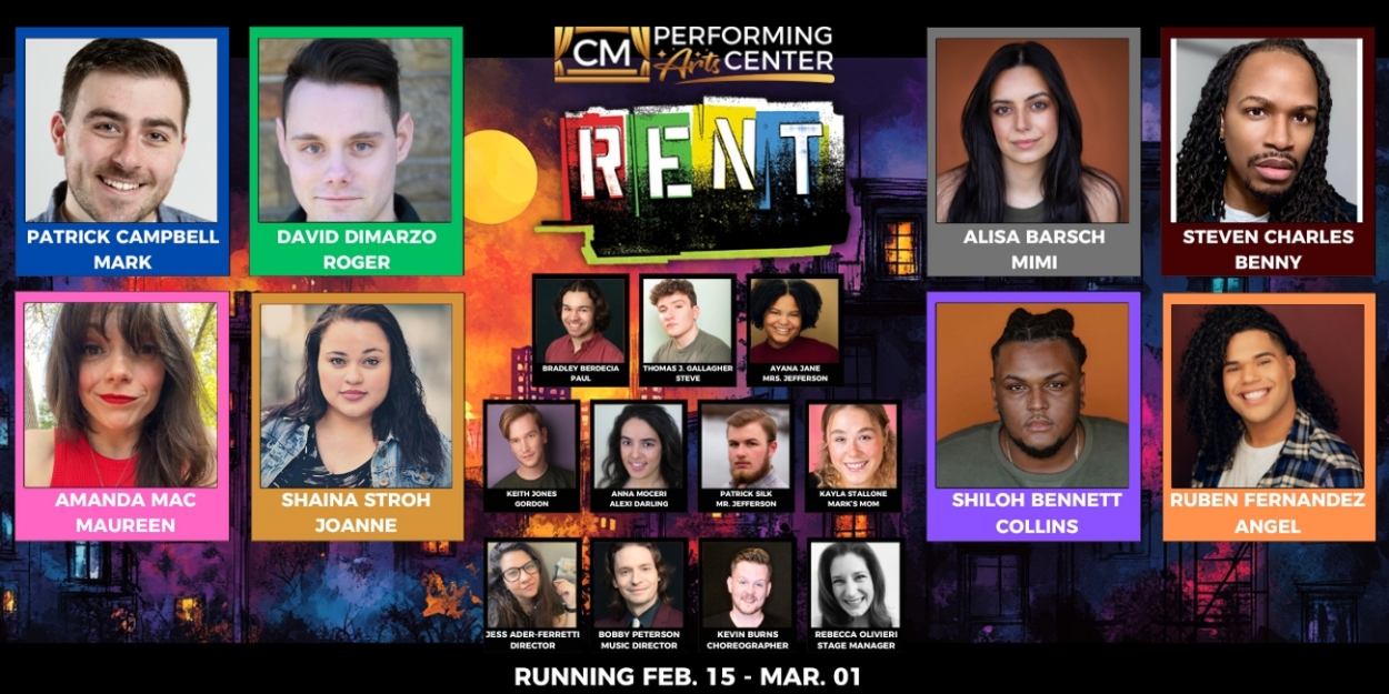 Cast Set For RENT at CM Performing Arts Center  Image